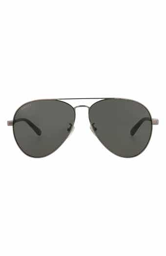 Gucci 61mm Navigator Sunglasses