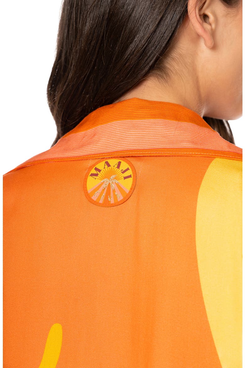 Instintc Octavia Cover-Up Shirt, Alternate, color, OPEN ORANGE