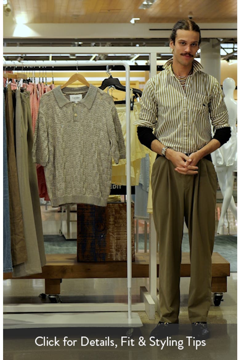 Cable Lace Stitch Pima Cotton Polo video