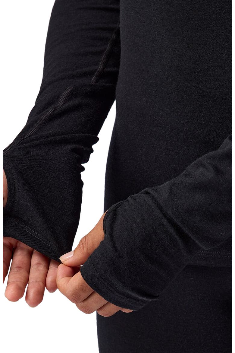 Cedars Rws Merino Lt-Wt Baselayer Balaclava Top - Women's, Alternate, color, Black