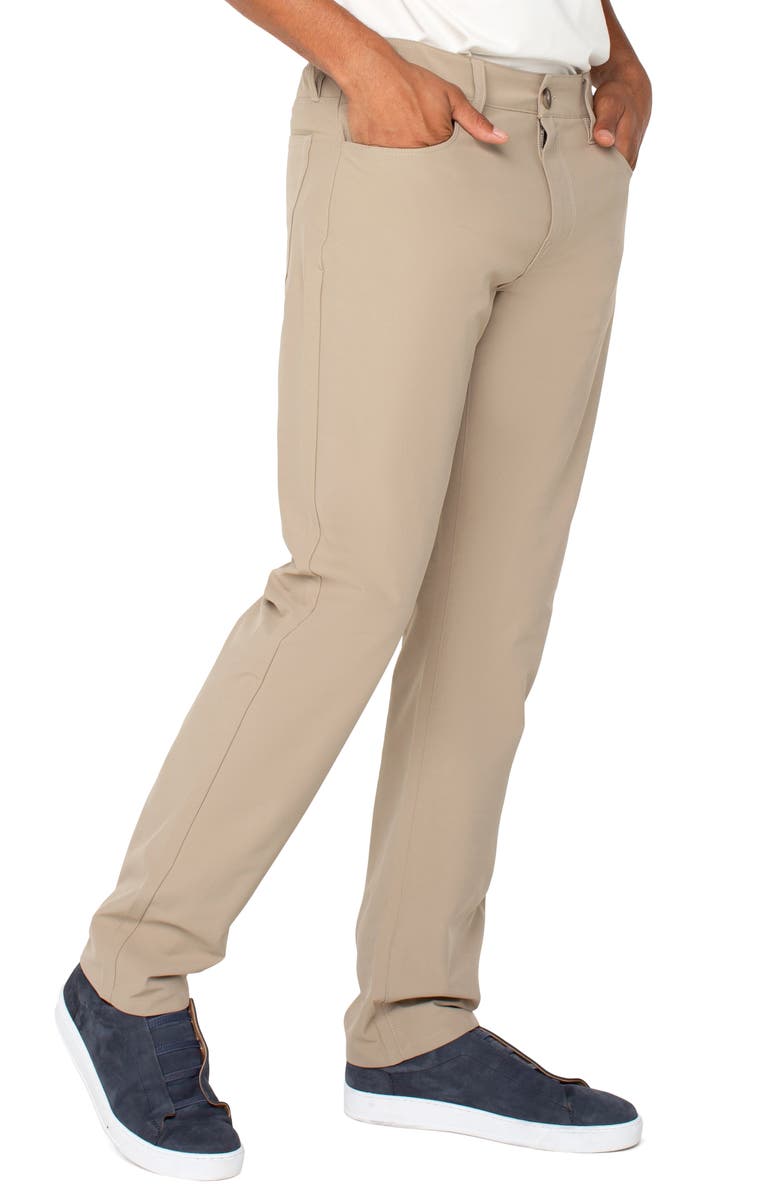 Liverpool Los Angeles Slim Straight Leg Tech Pants, Alternate, color, 