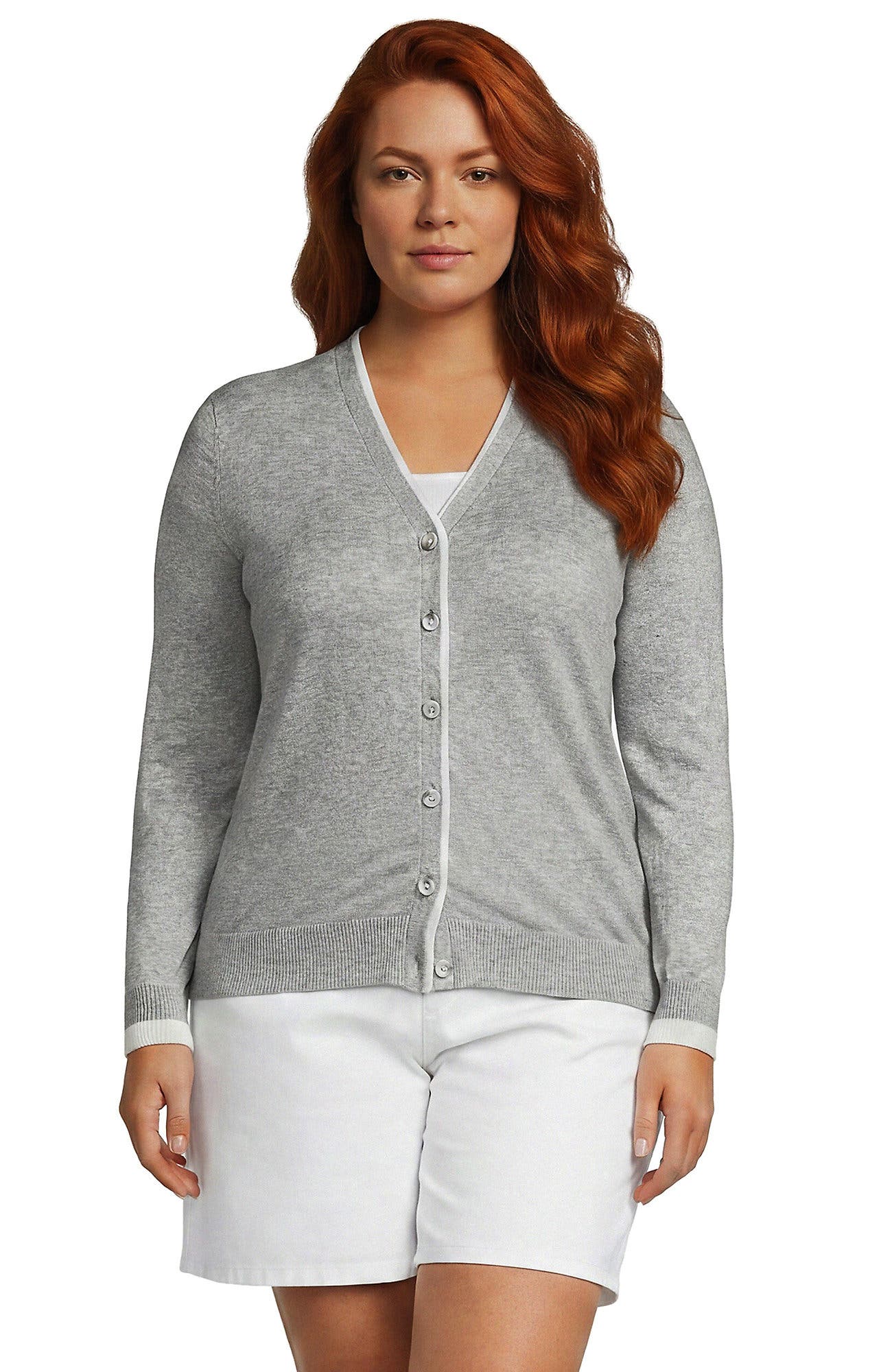 Gray Heather/White