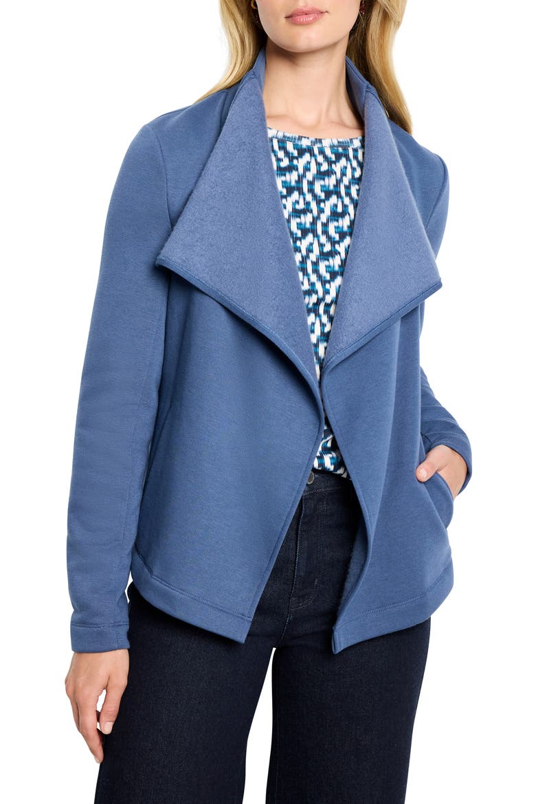 Lounge Around Moto Jacket, Main, color, OCEAN