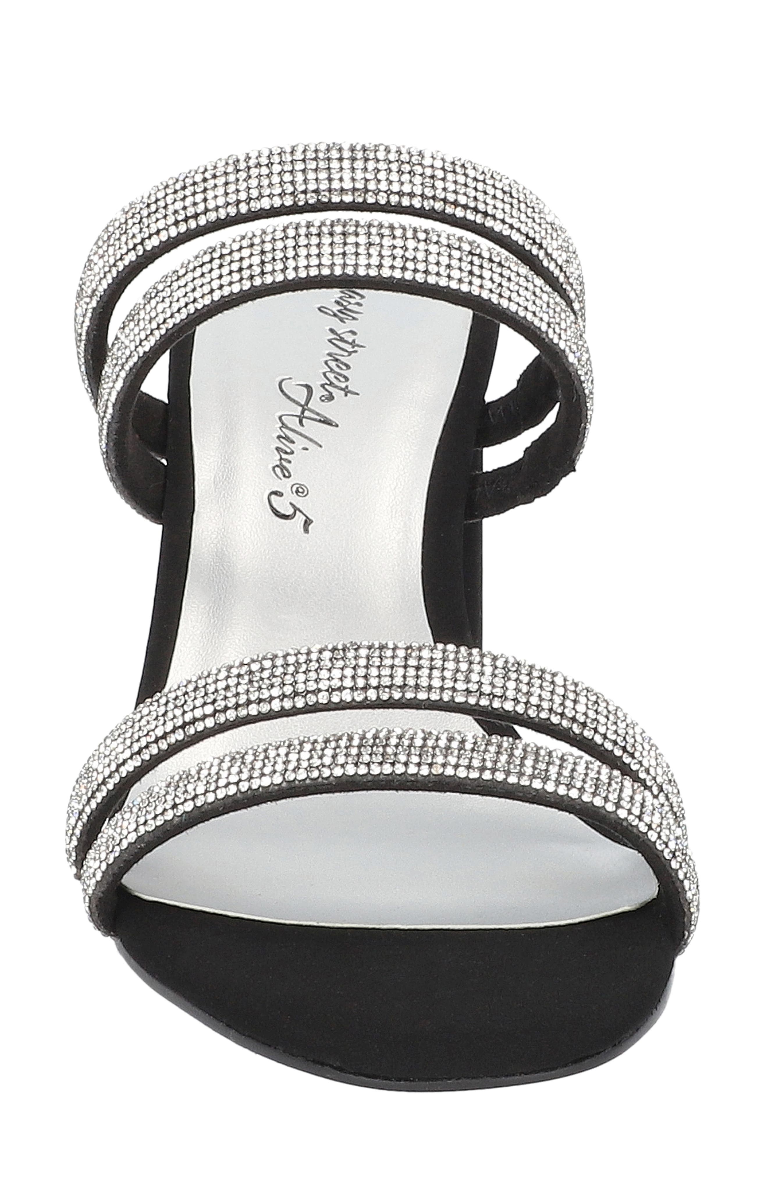 Jemma Slide Sandal, Alternate, color, BLACK LAMY STONES