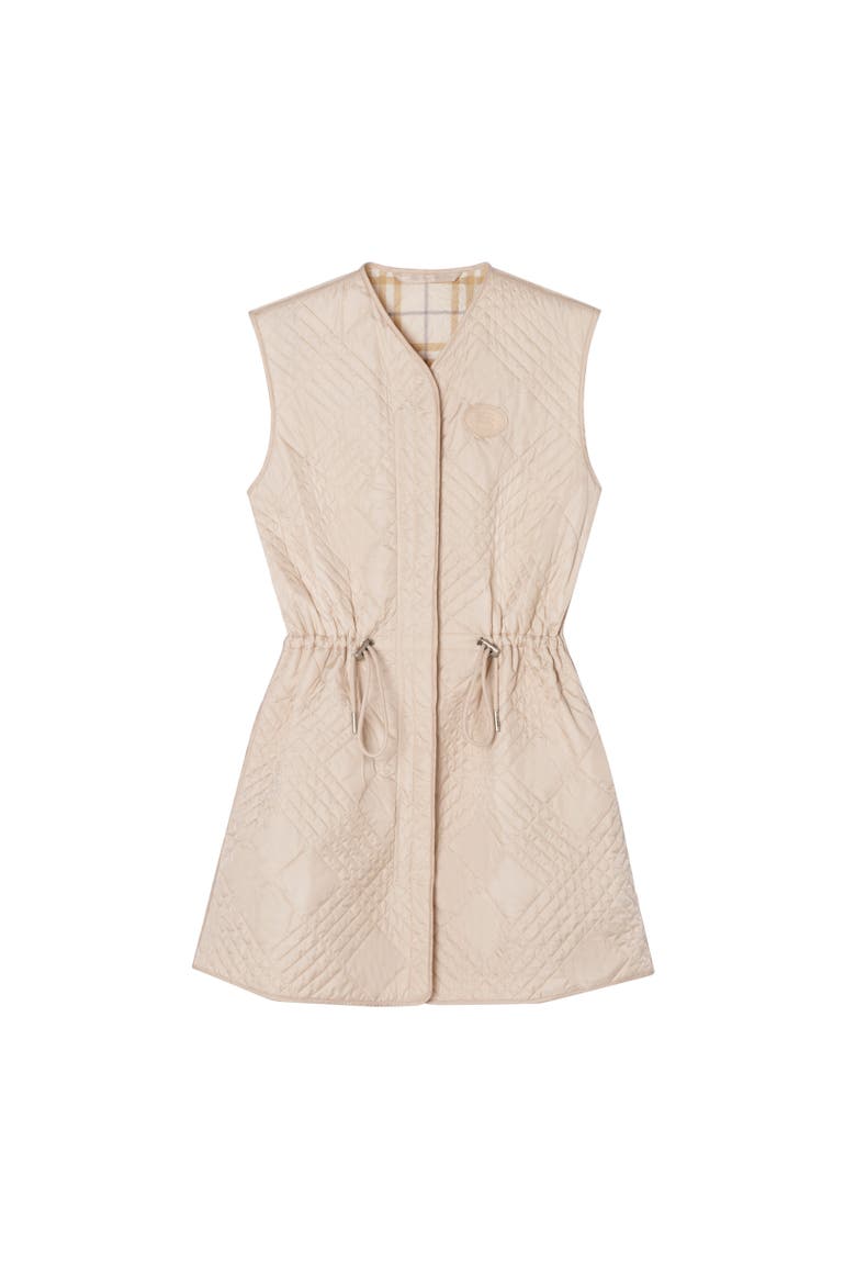Quilted Nylon Walby Warmer, Alternate, color, Stone beige