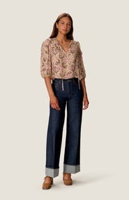 Rebecca Taylor Charlotte Ruffle Top