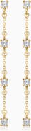 Oradina 14K Yellow Gold Seeing Sparks Drop Earrings