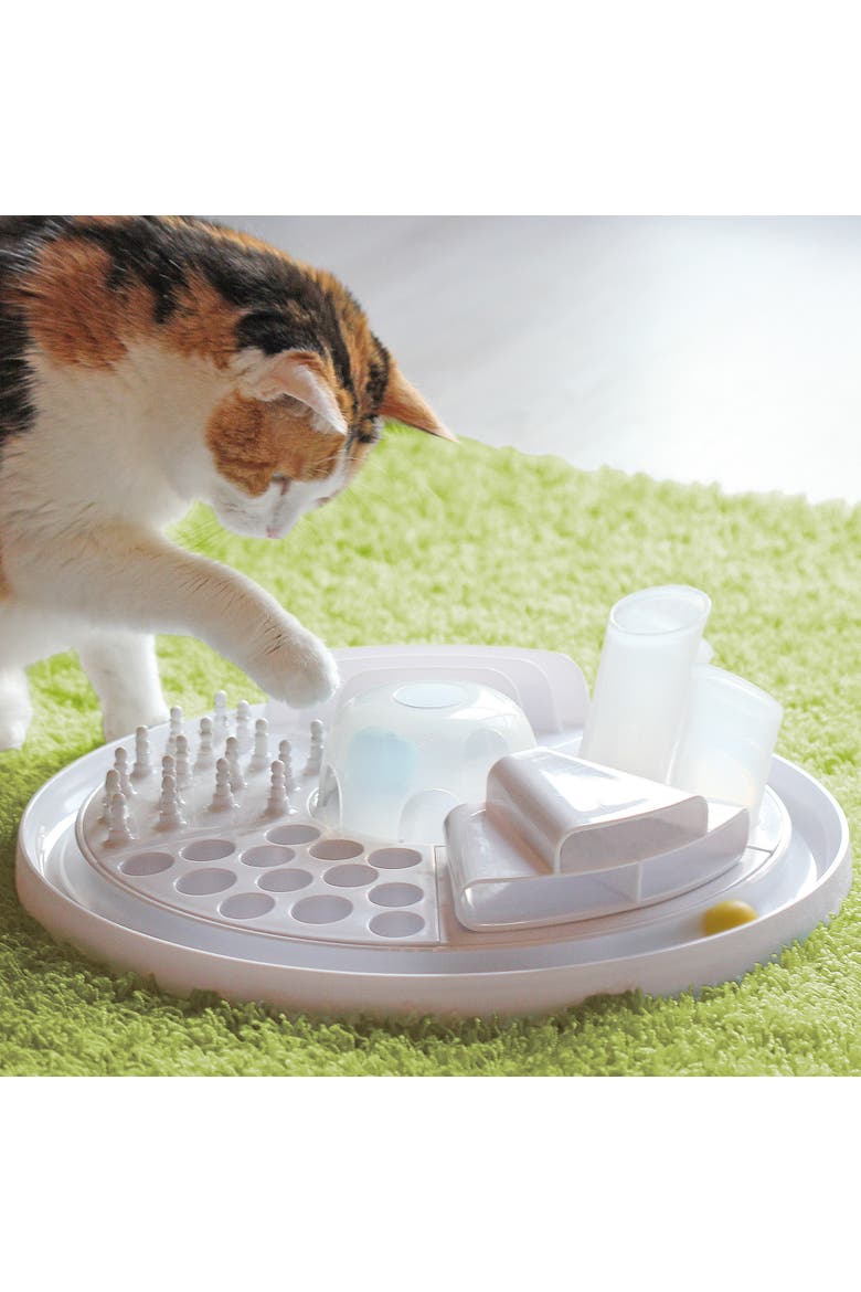 7In1 Deluxe Cat Activity Center, Alternate, color, White