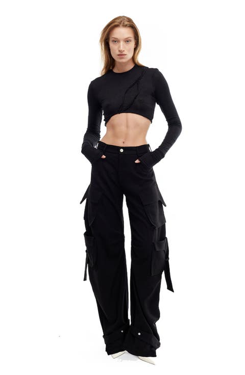 Pepper Long Sleeves Crop Top