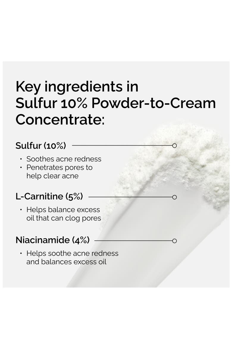 Sulfur 10% Powder-to-Cream Concentrate, Alternate, color, NO COLOR