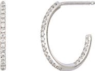 Bony Levy Diamond Inside Out Hoop Earrings