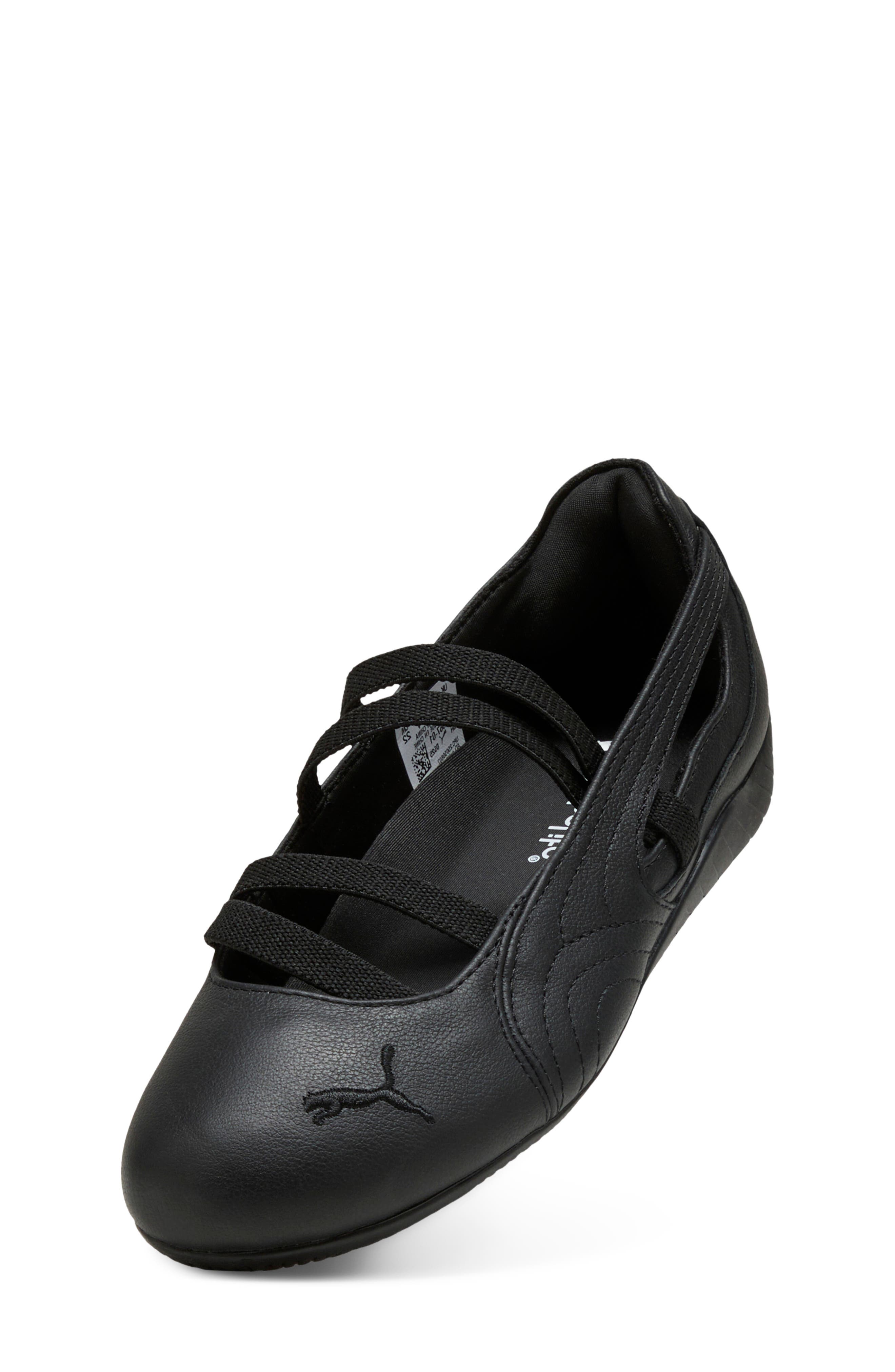 Kids' Speedcat Ballet Sneaker, Main, color, PUMA BLACK