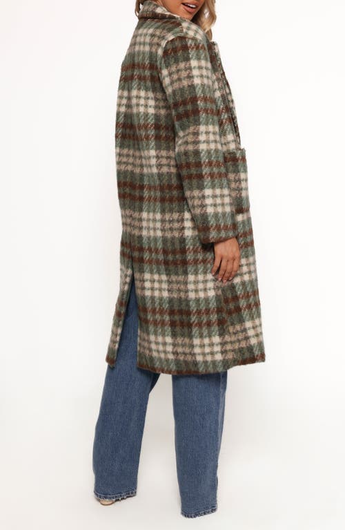 Petal And Pup Petal & Pup Anika Plaid Coat In Multi