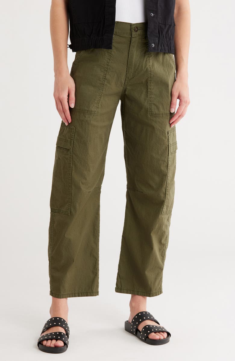 SUPPLIES BY UNIONBAY Blythe Barrel Leg Jeans, Main, color, Serpent