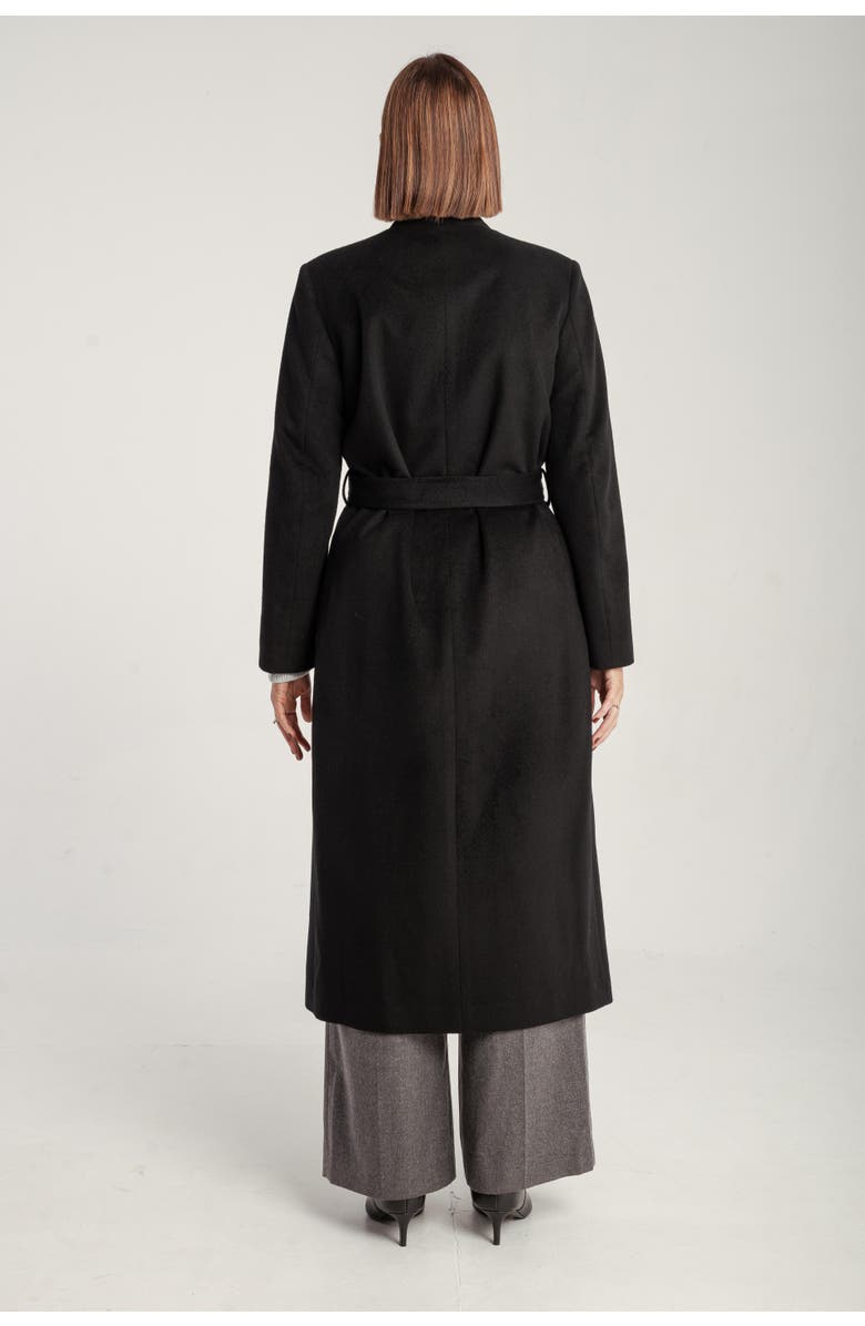 1982 Cashmere Belted Long Coat, Alternate, color, Black