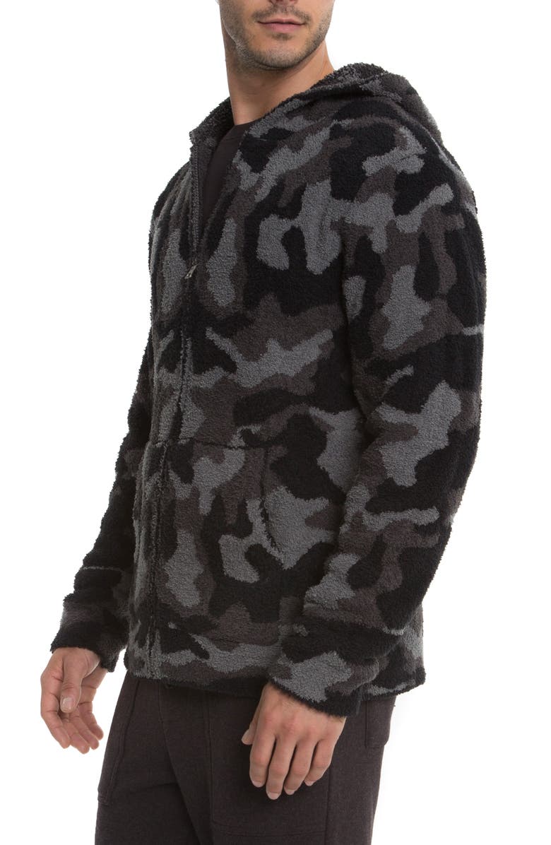Barefoot Dreams<sup>®</sup> Barefoot Dreams Camo Zip Hoodie, Alternate, color, 