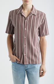 Madewell The Camp Shirt in Seaport Terry