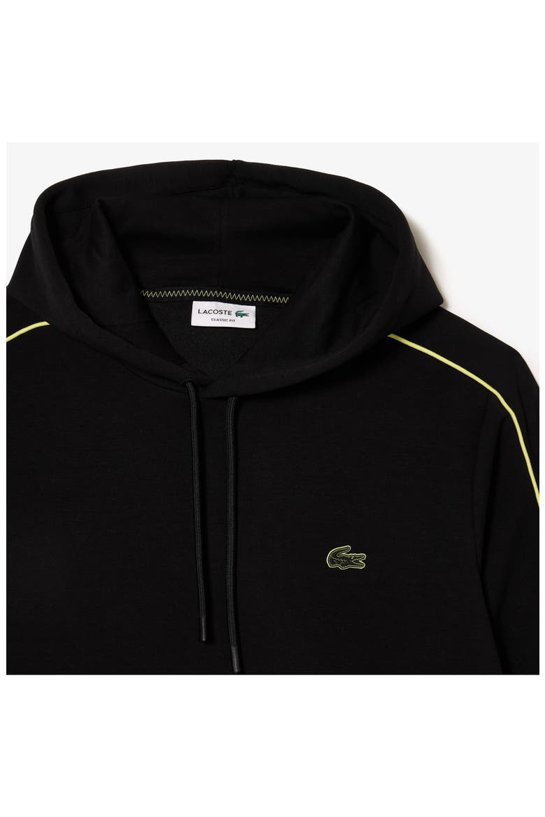 Double Face Hoodie, Alternate, color, NOIR/ LIMEIRA