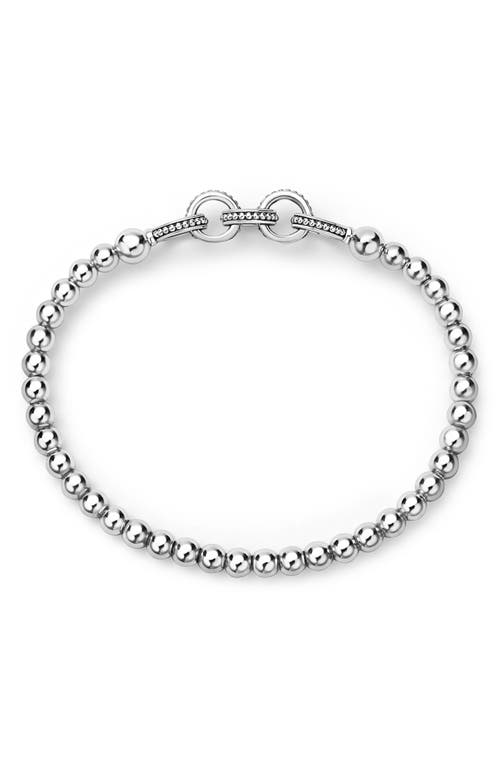 Lagos 5-ring Stretch Bracelet In Metallic