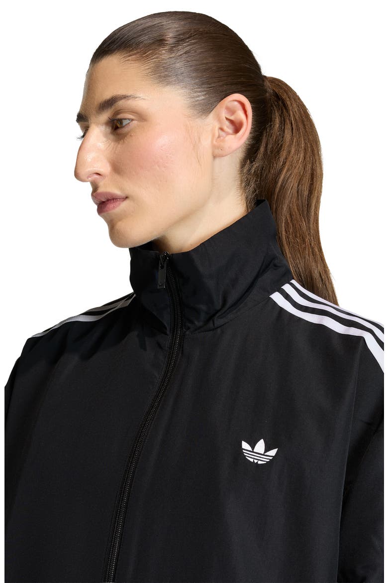 Firebird Recycled Polyester Track Jacket, Alternate, color, BLACK/ WHITE