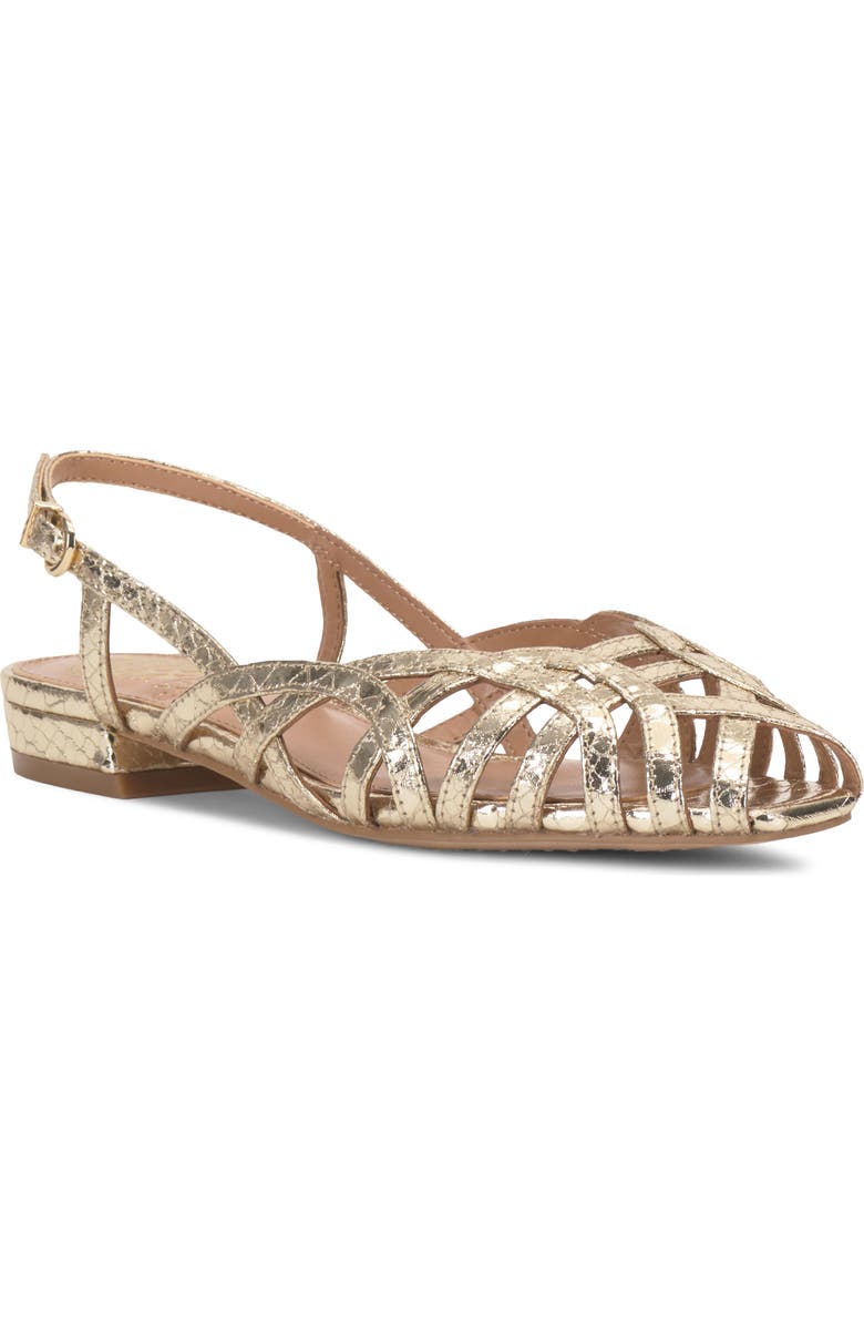 Vince Camuto Stiorra Slingback Sandal, Main, color, Gold