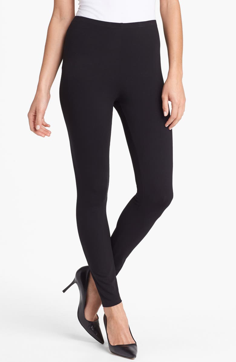 Eileen Fisher Stretch Ankle Leggings, Main, color, 