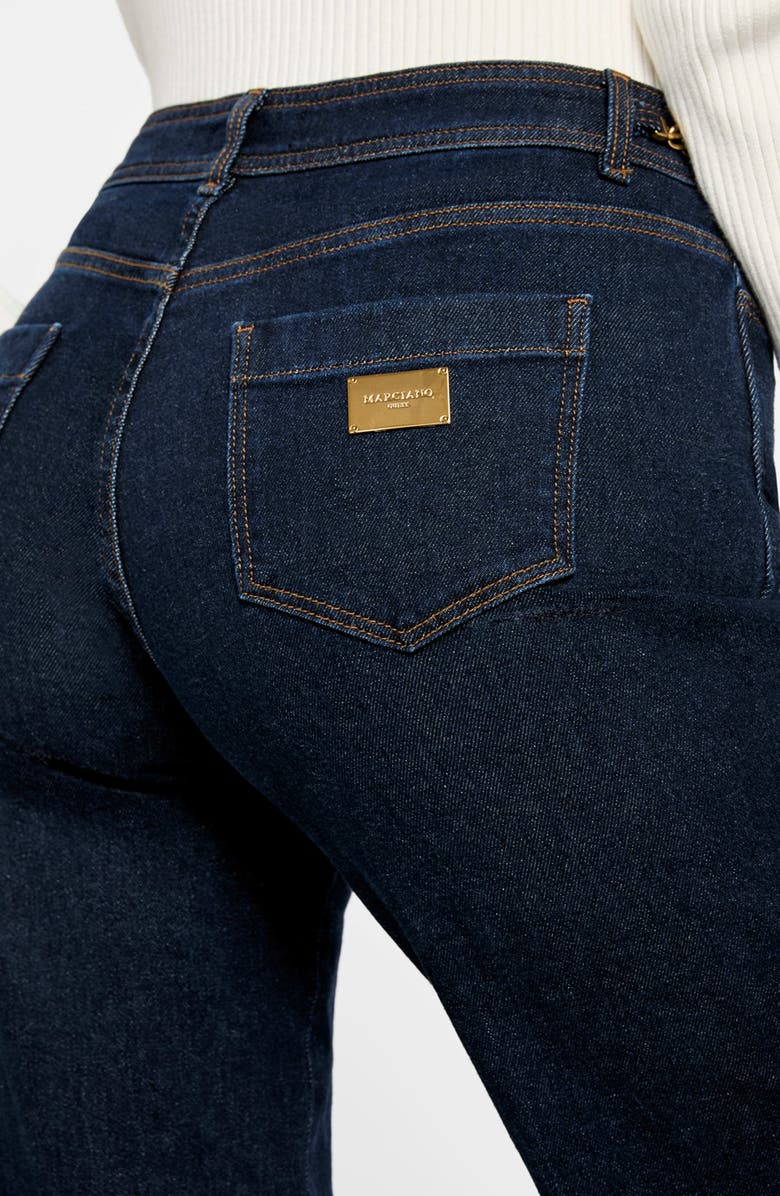 Marciano Alyssa Wide Leg Jeans, Alternate, color, Blue/ Yellow Tint