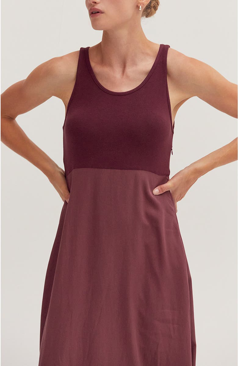 CRESCENT Sweater Top and Dress Set, Alternate, color, Cabernet