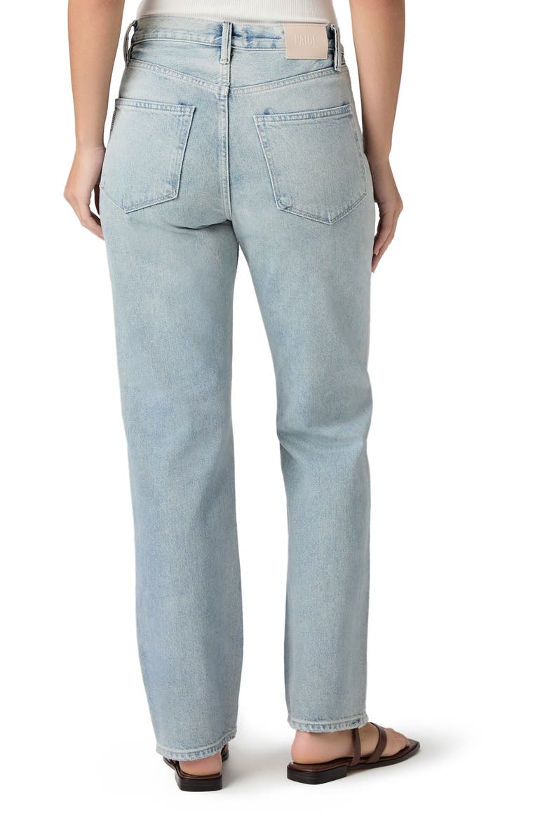 Sawyer Ripped High Waist Straight Leg Jeans, Alternate, color, MIC DROP DESTRUCTED