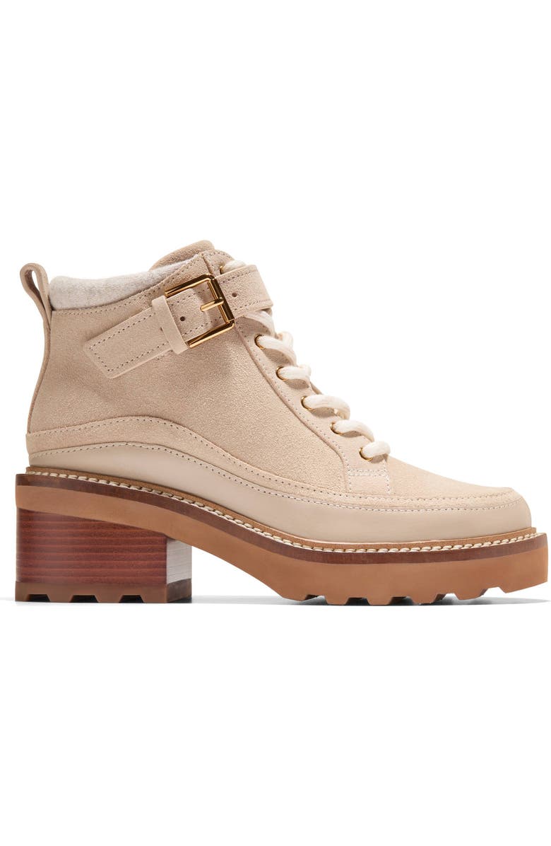 Cole Haan Shibley Waterproof Bootie, Alternate, color, Light Sesame Wp Suede