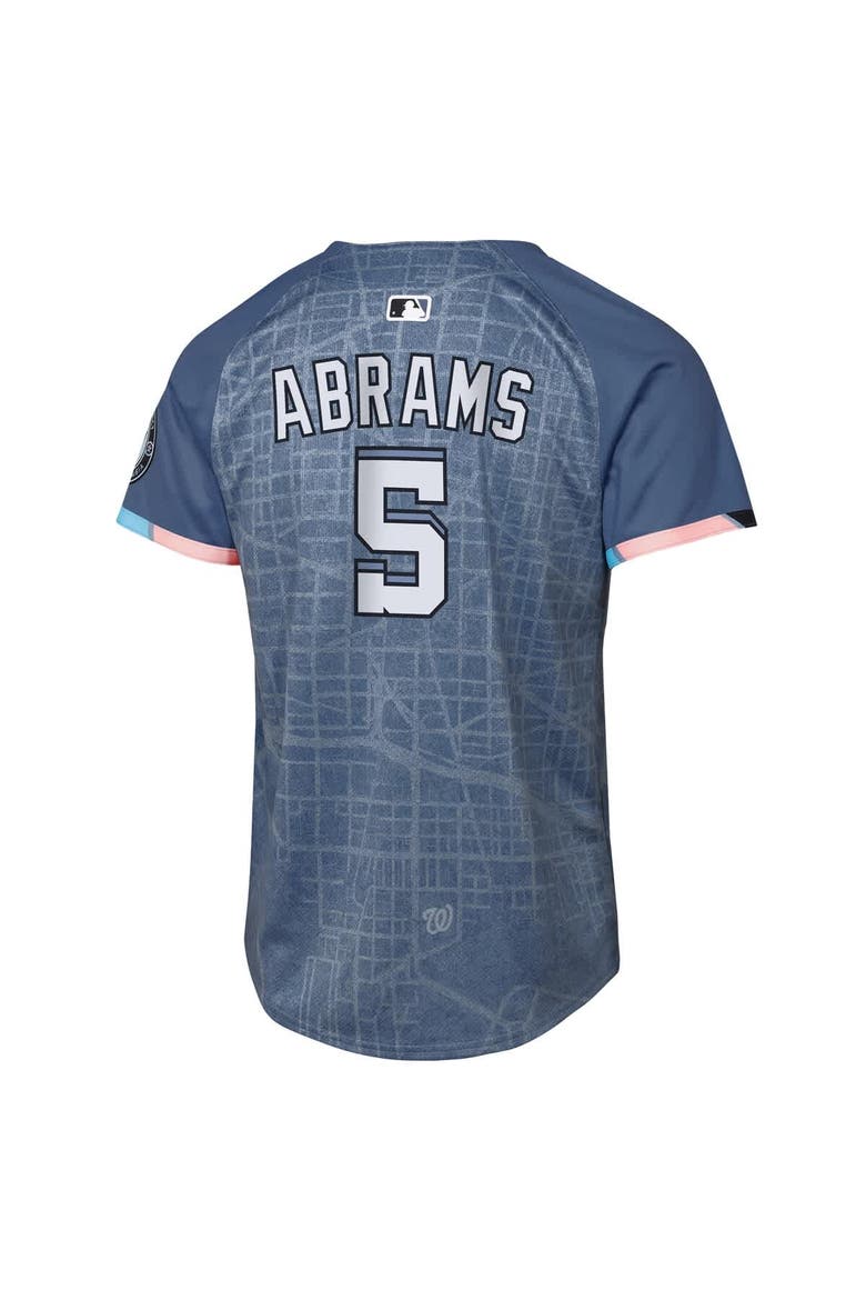 Youth Nike CJ Abrams Blue Washington Nationals City Connect 2025 Limited Jersey, Alternate, color, Blue