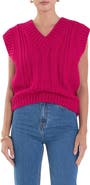 English Factory Cable Stitch Sweater Vest