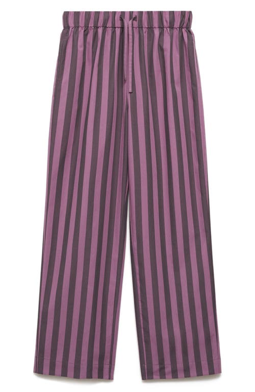Mango Stripe Cotton Pajama Pants