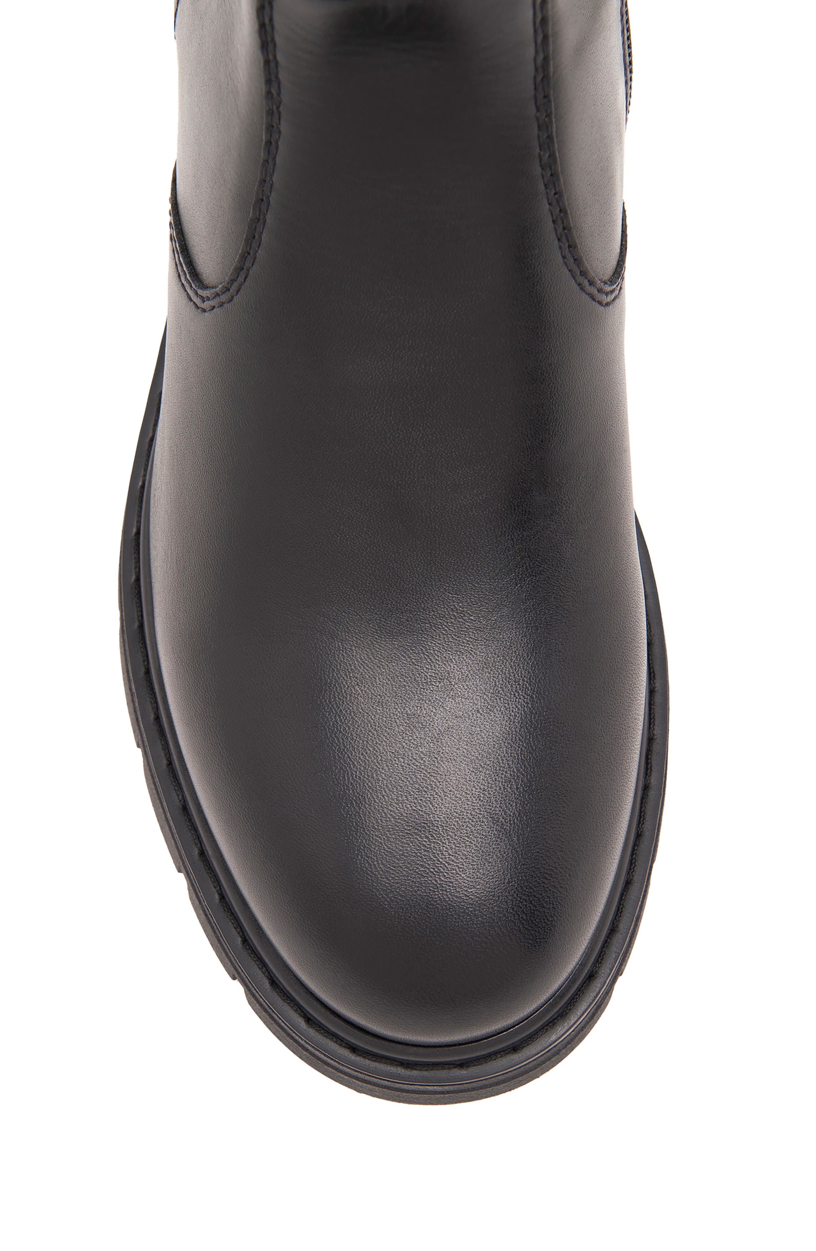 NeroGiardini Logo Strap Bootie, Alternate, color, Black