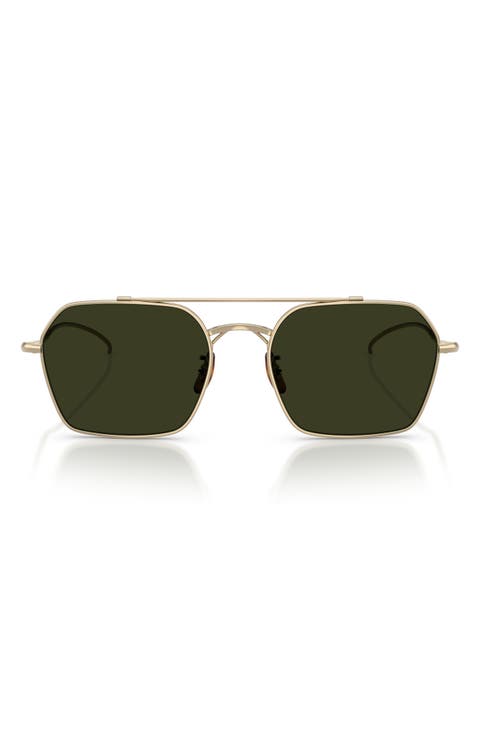 TK-15 53mm Polarized Geometric Sunglasses