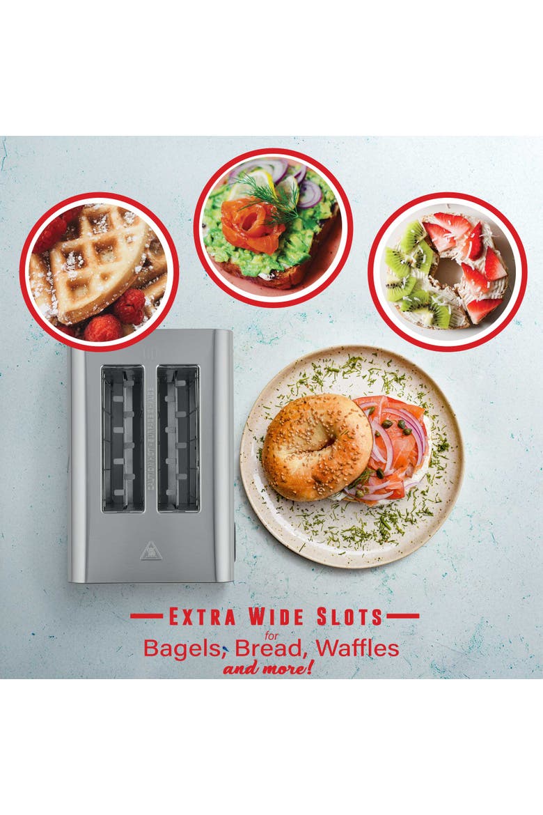 Digital Toaster, Alternate, color, Stainless Steel