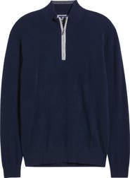 johnnie-O Niccolo Cashmere Quarter Zip Sweater