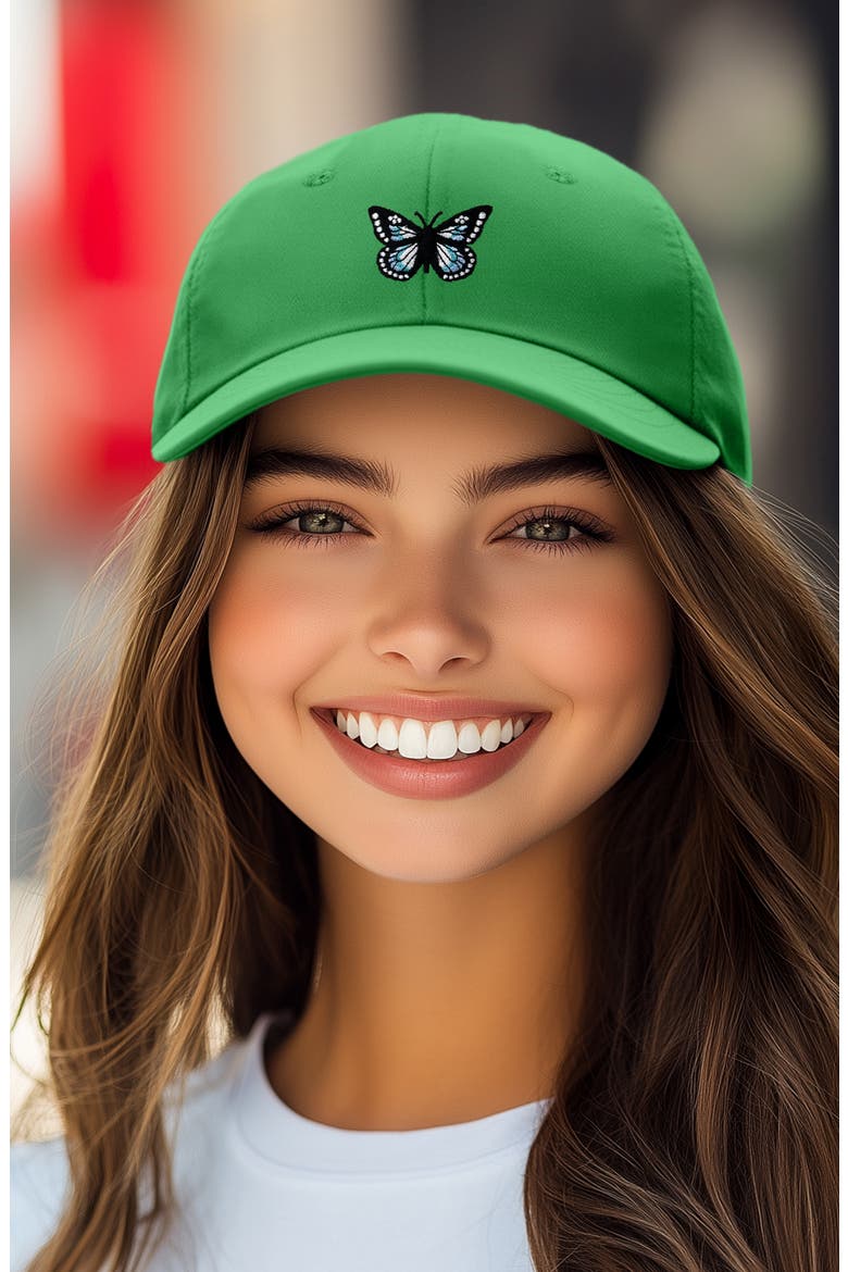 Butterfly Hat, Alternate, color, Kelly Green