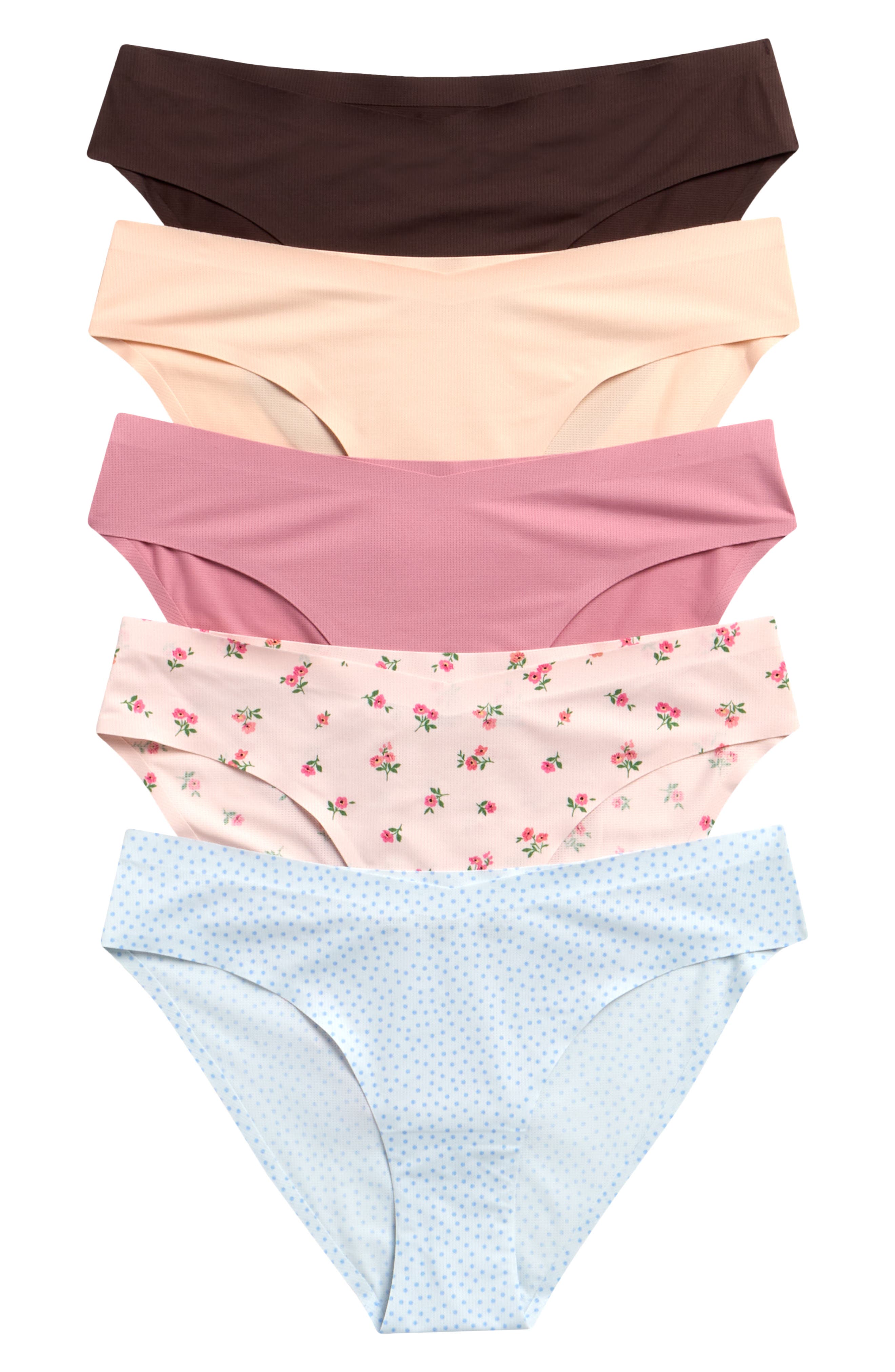 Honeydew Assorted 5-Pack Hipster Briefs