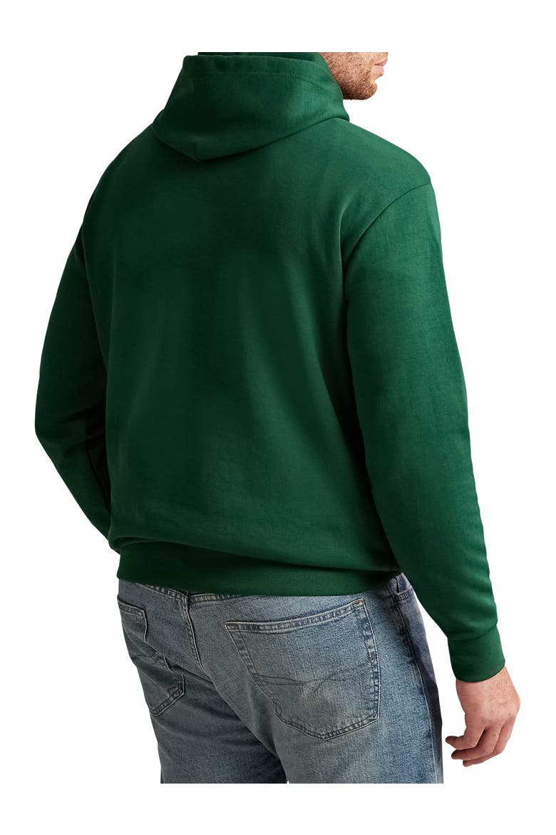 Big & Tall Logo Double-Knit Hoodie, Alternate, color, VINTAGE PINE