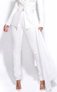 Miss Circle Vaylaa Skinny Fit Crepe Trousers