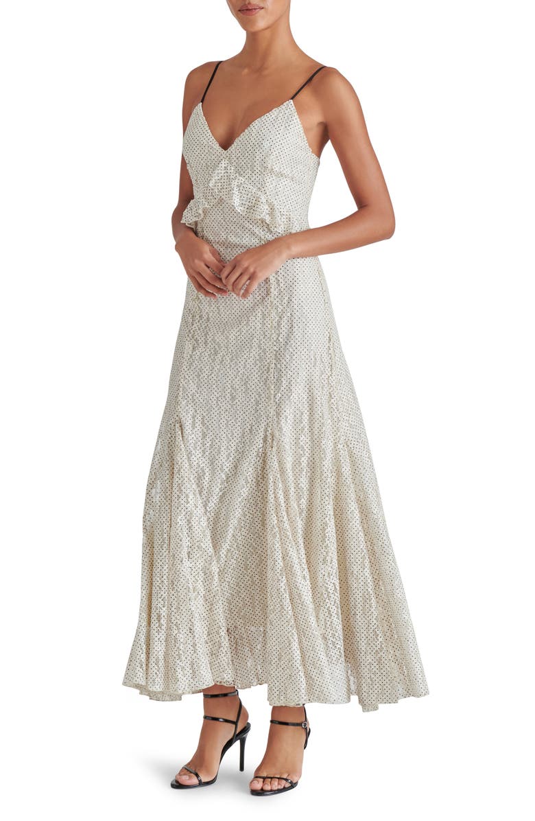 Steve Madden Gracie Ruffle A-Line Dress, Alternate, color,