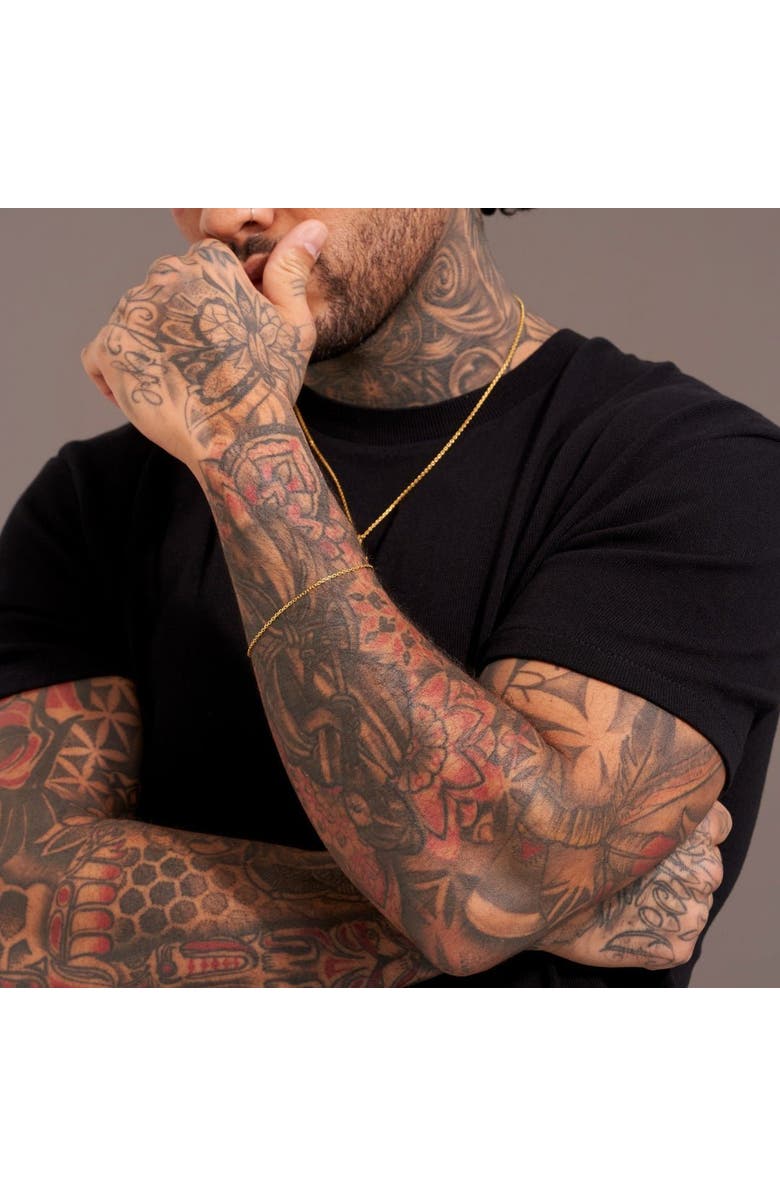 7879 Wide Diamond Cut Cable Chain Bracelet, Alternate, color, Gold 24K