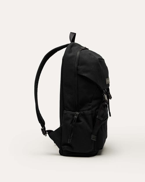 Want Les Essentiels De La Vie Want Les Essentiels Bishop Organic Cotton Canvas Backpack In Black