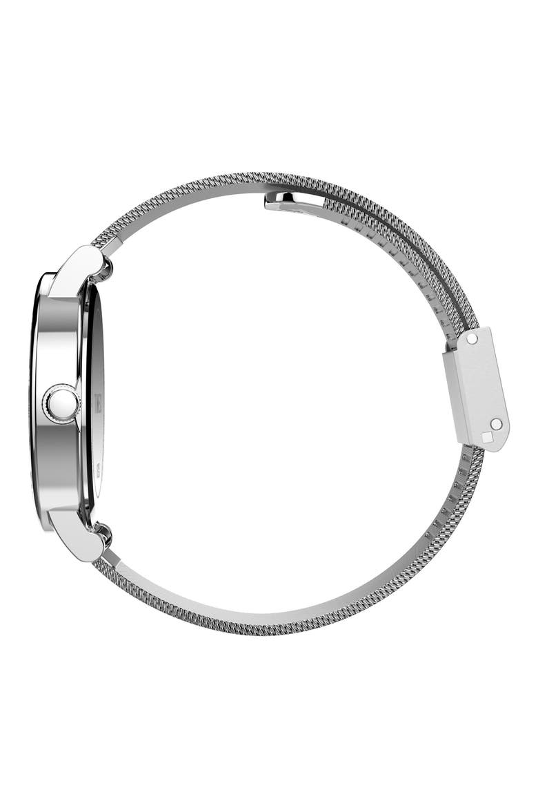 OG 38mm Stainless Steel Bracelet Watch, Alternate, color, BLUE/ SILVER-TONE