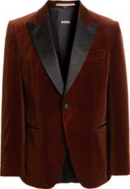 BOSS Hutson Cotton Velvet Dinner Jacket