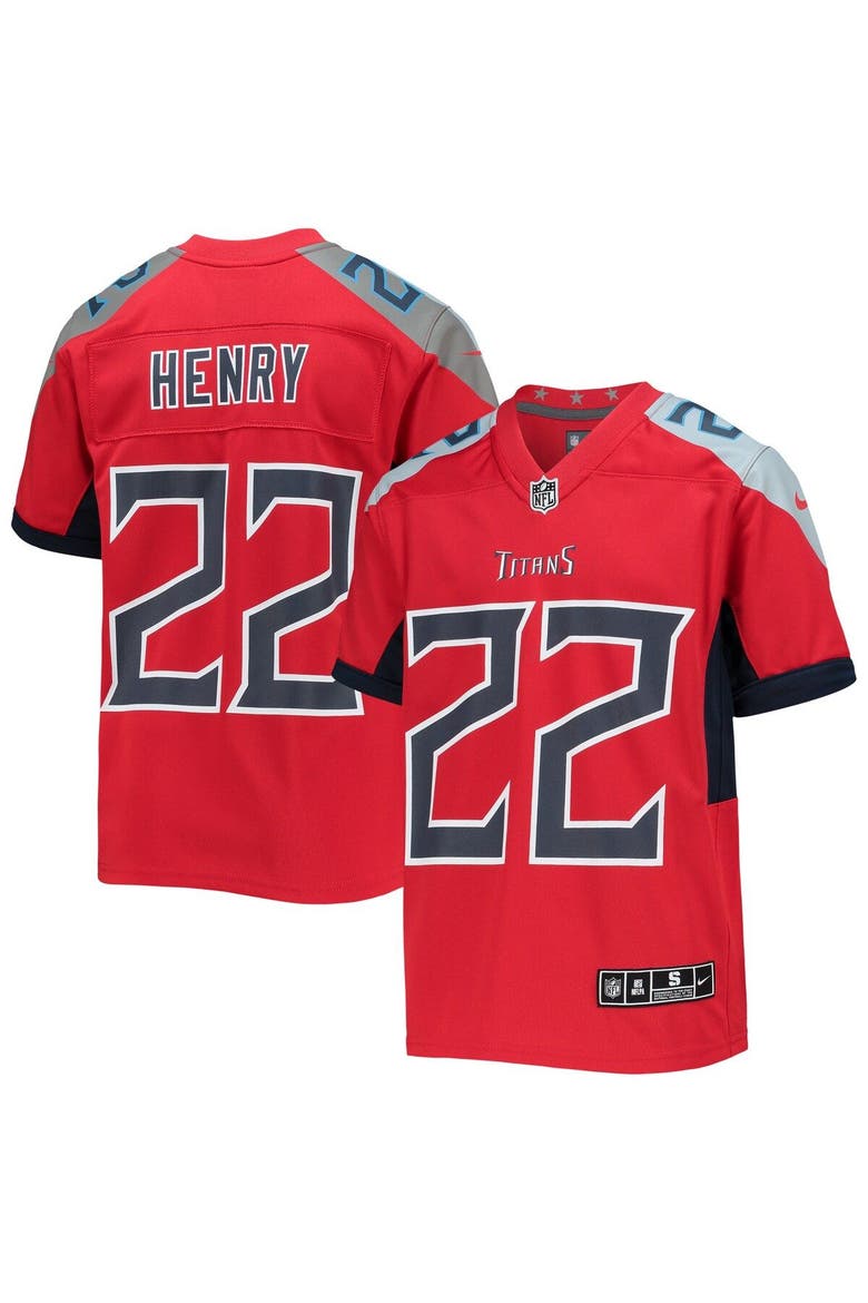 Youth Nike Derrick Henry Red Tennessee Titans Inverted Team Game Jersey, Main, color, Red