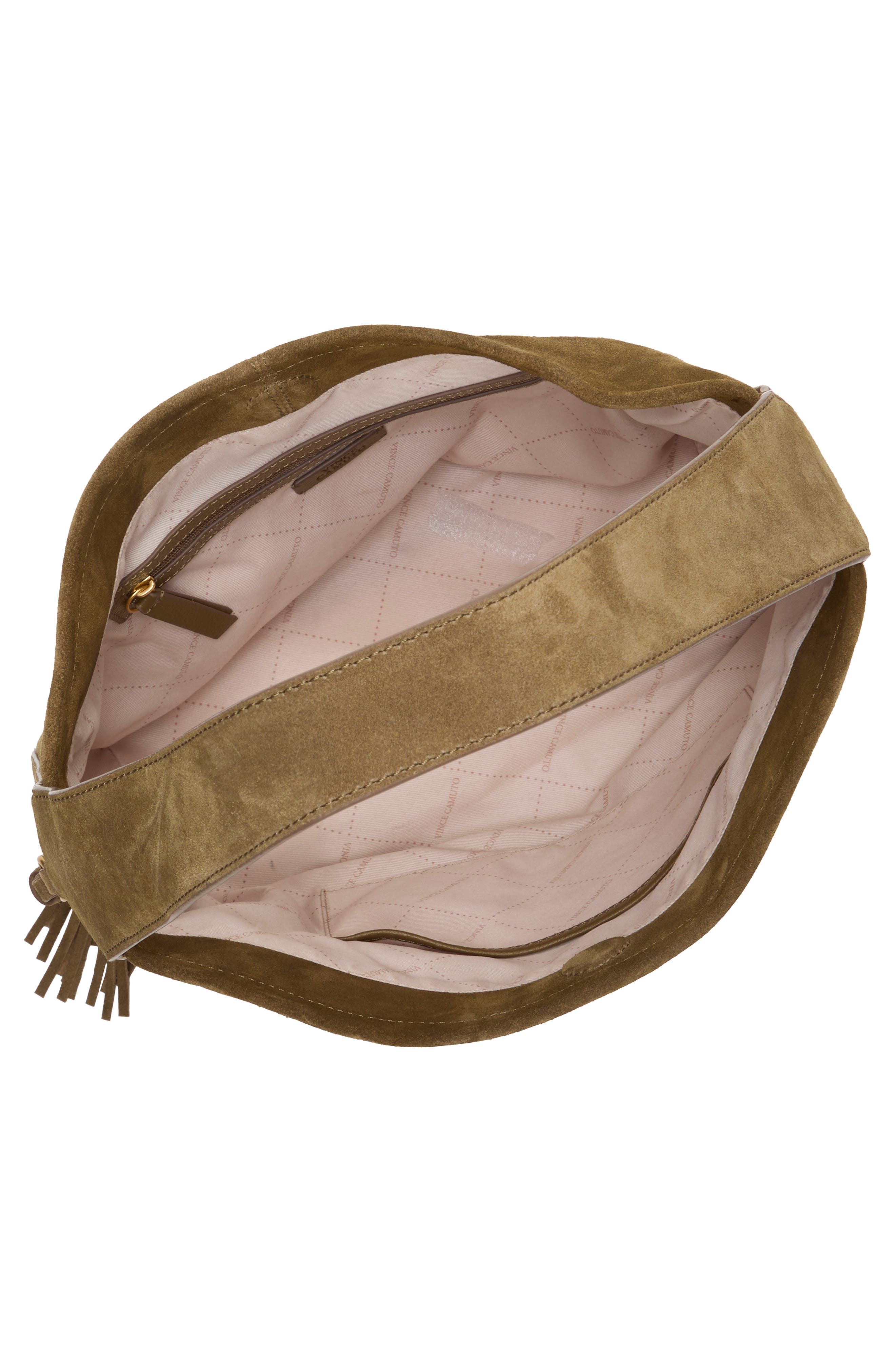 Vince Camuto Aleah Suede Tote, Alternate, color, Reishi