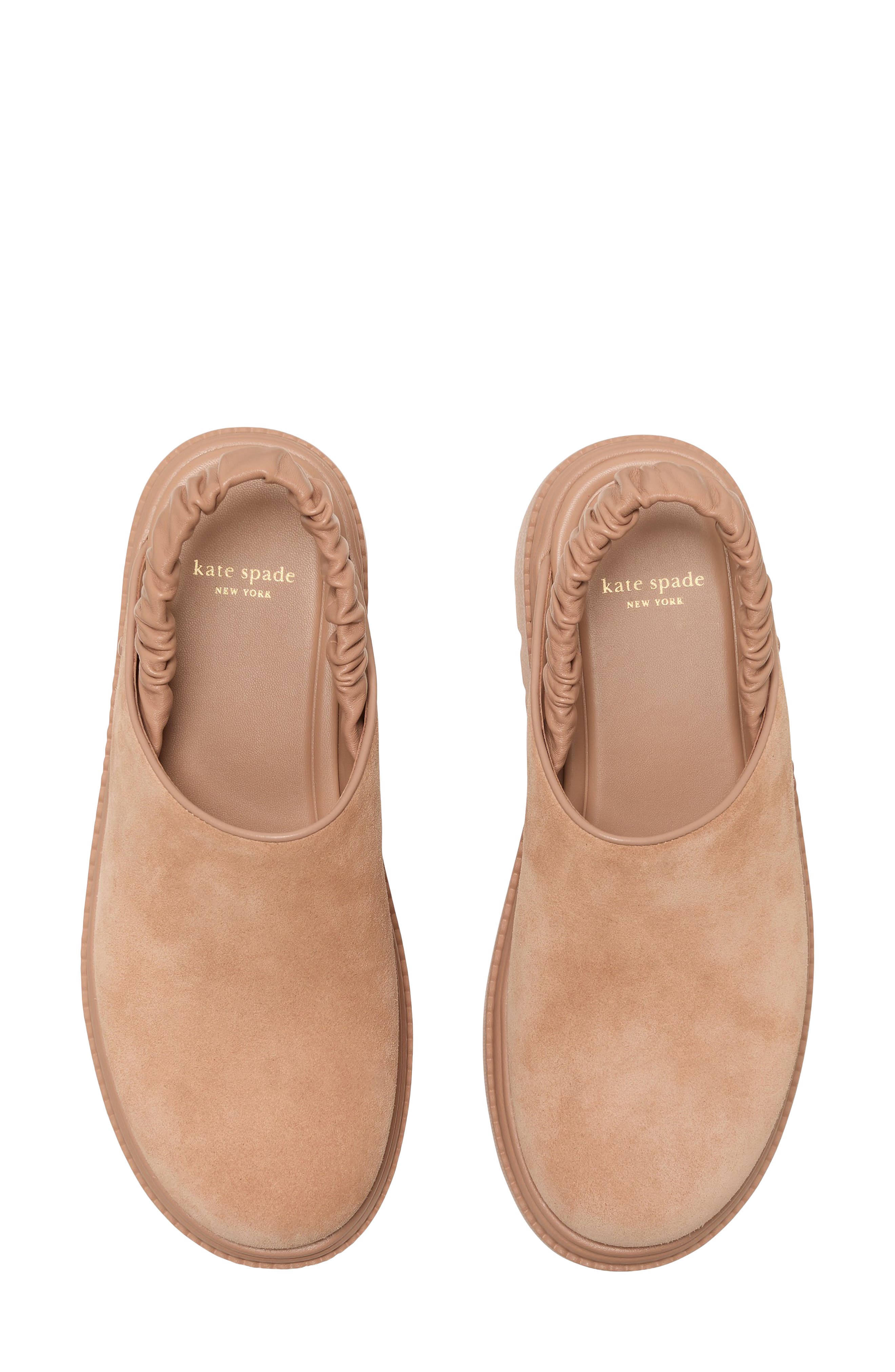 Cosma Slingback Leather Clog, Alternate, color, LIGHT FAWN