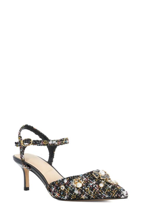 Cultivating Embellished Pointed Toe Pump